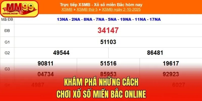Khám phá những cách chơi xổ số miền Bắc online